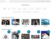 Tablet Screenshot of poppicture.com